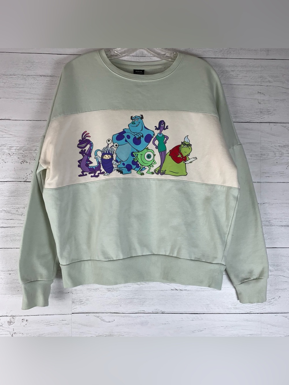 Her Universe Disney Pixar Monsters, Inc. Panel Women's Crewneck size S/M
